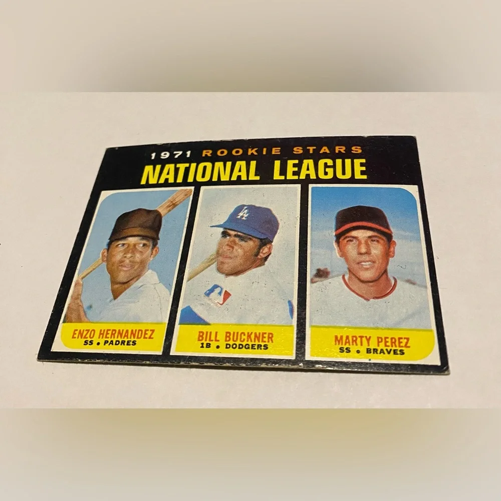1971 Topps Baseball Card bill buckner
